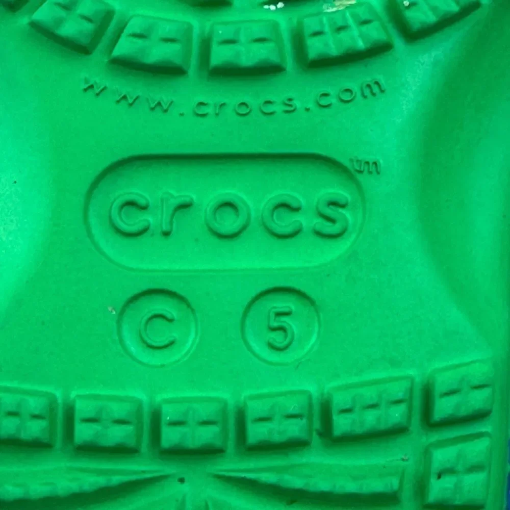 Crocs Classic Iconic Comfort PJ Masks Toddler Boy Sz 5 Blue Slip On Clog Sandals